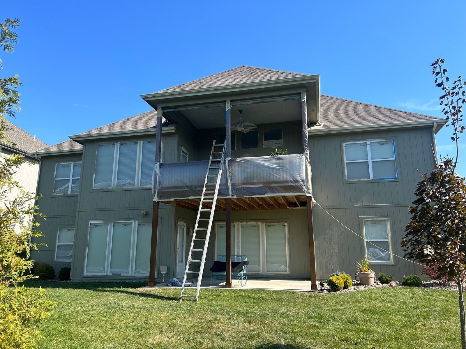 Exterior back in progress